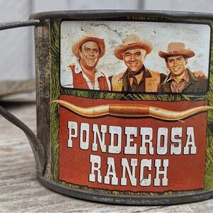 Vintage pin cup ponderosa ranch